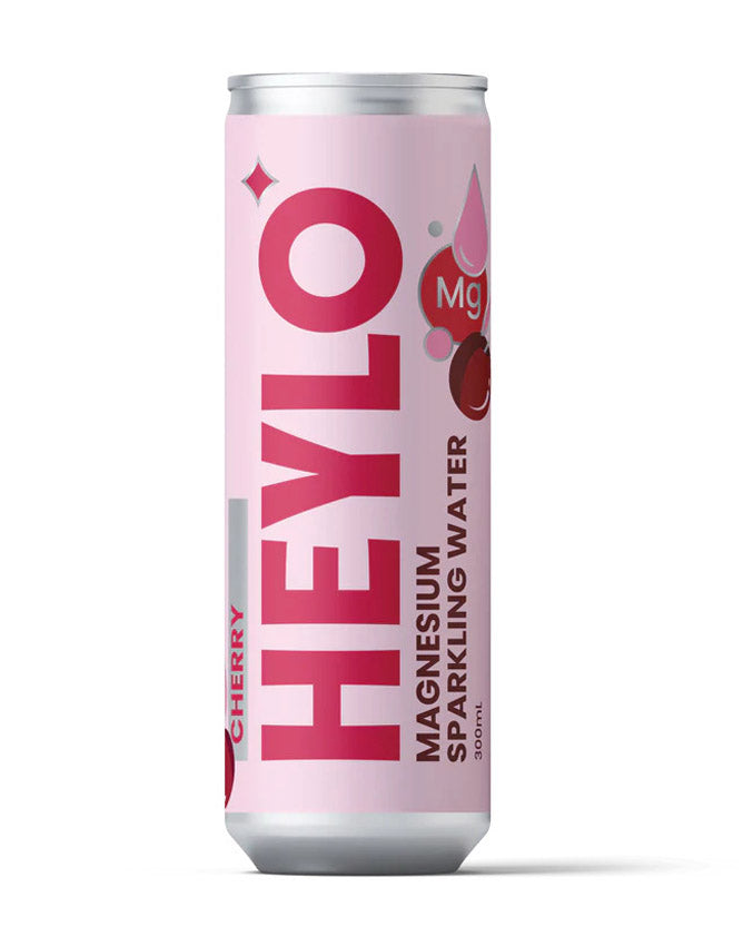 Buy HEYLO Magnesium Sparkling Water Cherry 300ml - Sans Drinks