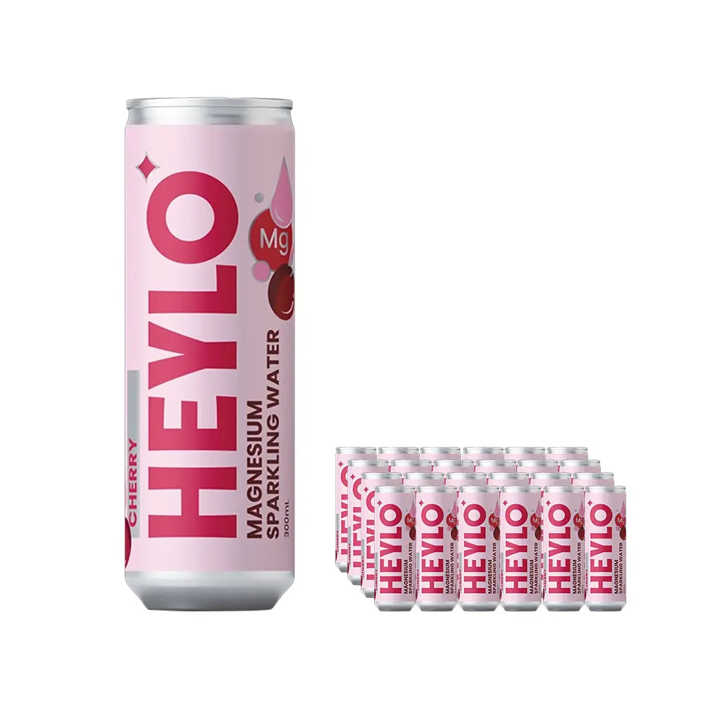 Buy HEYLO Magnesium Sparkling Water Cherry 300ml - Sans Drinks