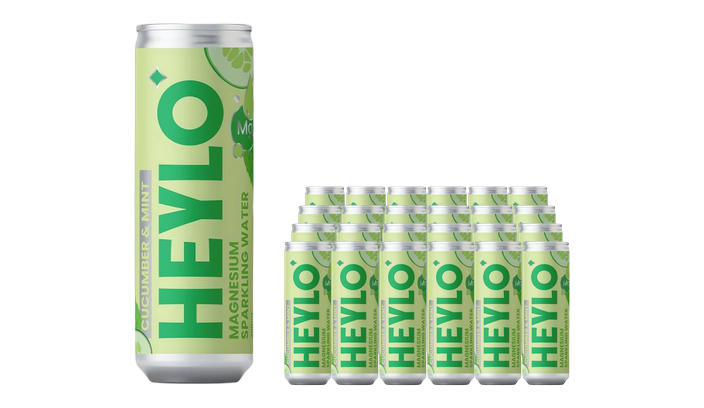 Buy HEYLO Magnesium Sparkling Water Cucumber and Mint 300ml - Sans Drinks