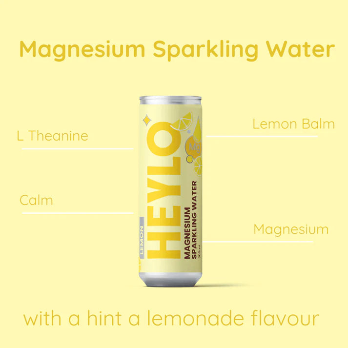Buy HEYLO Magnesium Sparkling Water Lemon 300ml - Sans Drinks