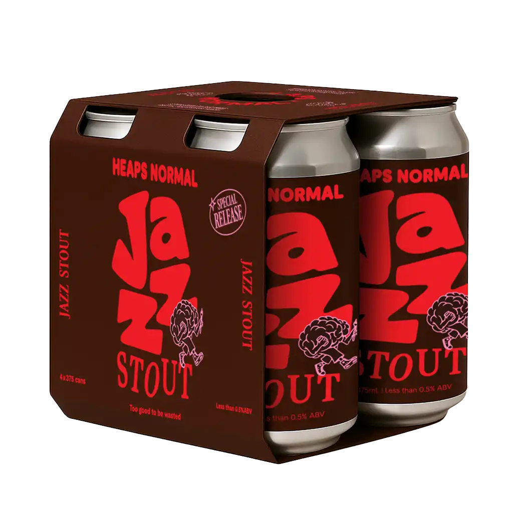 Buy Heaps Normal Non-Alcoholic Jazz Stout 375ml - Sans Drinks