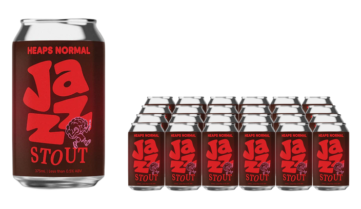 Buy Heaps Normal Non-Alcoholic Jazz Stout 375ml - Sans Drinks