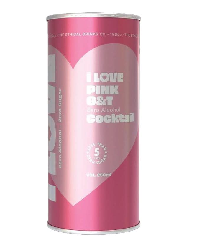 Buy I LOVE Pink G&T Cocktail - Sans Drinks
