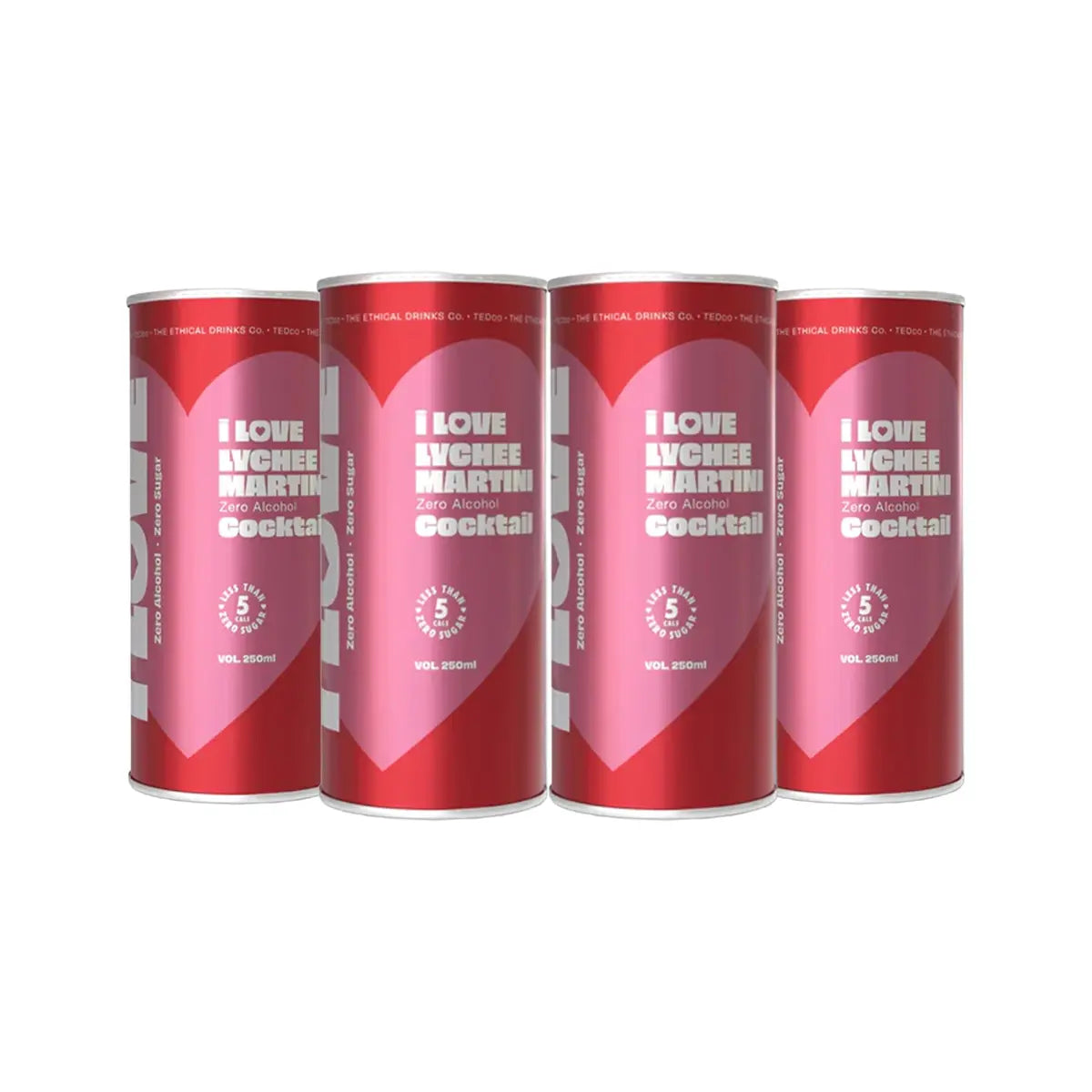 Buy I Love Non-Alc Lychee Martini Cocktail 250ml - Sans Drinks