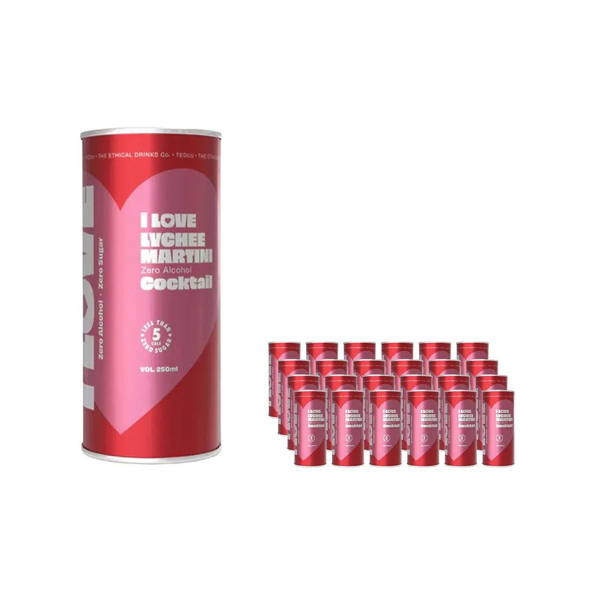 Buy I Love Non-Alc Lychee Martini Cocktail 250ml - Sans Drinks