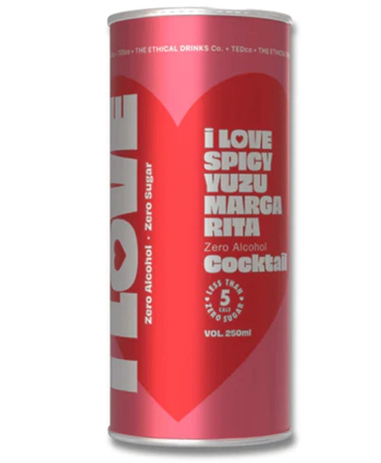 Buy I Love Non-Alc Spicy Yuzu Margarita Cocktail 250ml - Sans Drinks