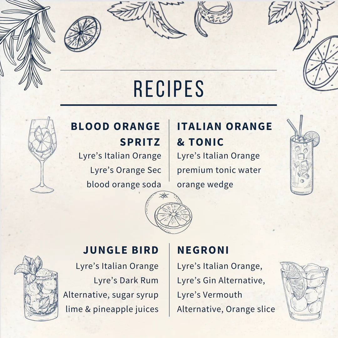 Buy Lyre's Italian Orange - Non Alc Spirits - Sans Drinks