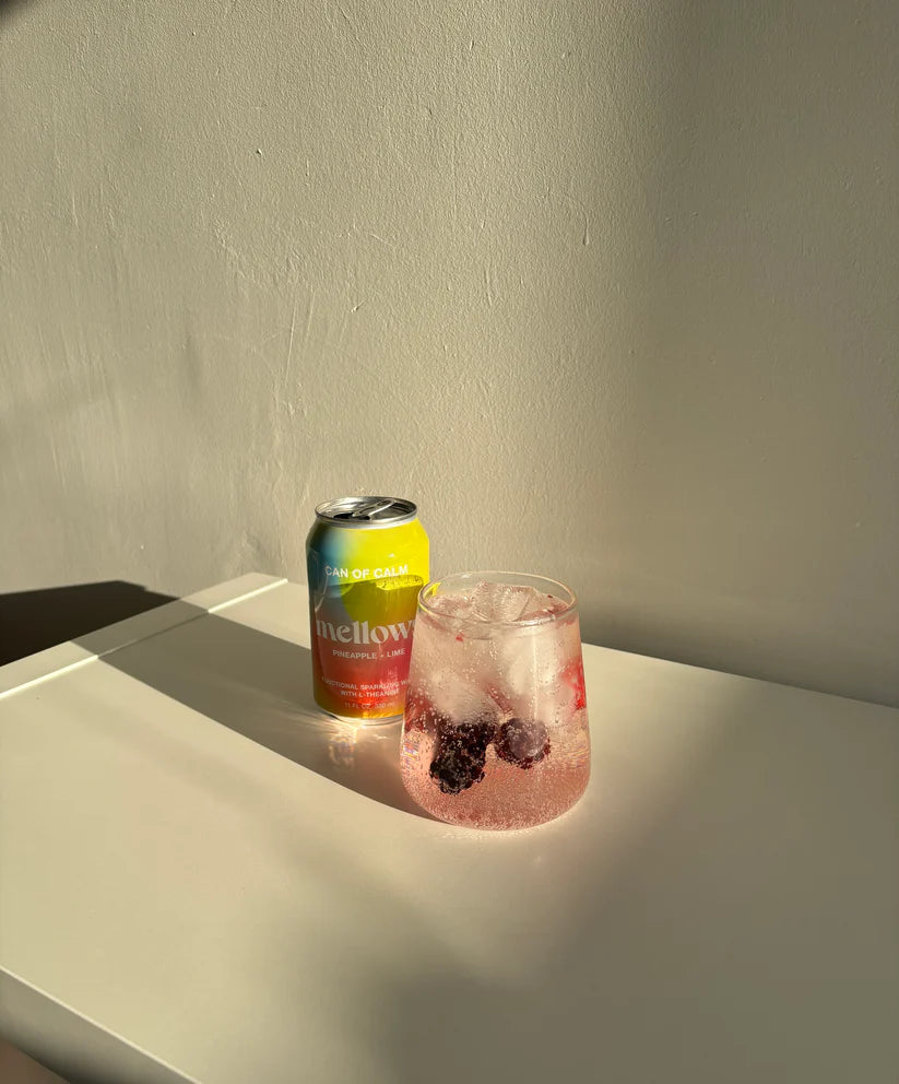 Buy Mellows Pineapple & Lime Functional Sparkling Water 330ml - Sans Drinks