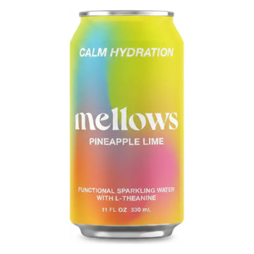 Buy Mellows Pineapple & Lime Functional Sparkling Water 330ml - Sans Drinks Sans Drinks