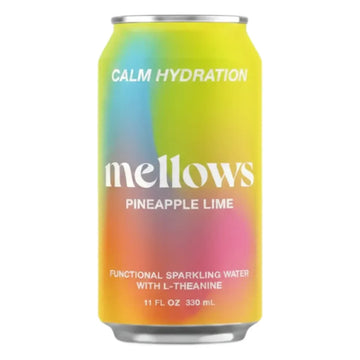 Buy Mellows Pineapple & Lime Functional Sparkling Water 330ml - Sans Drinks Sans Drinks