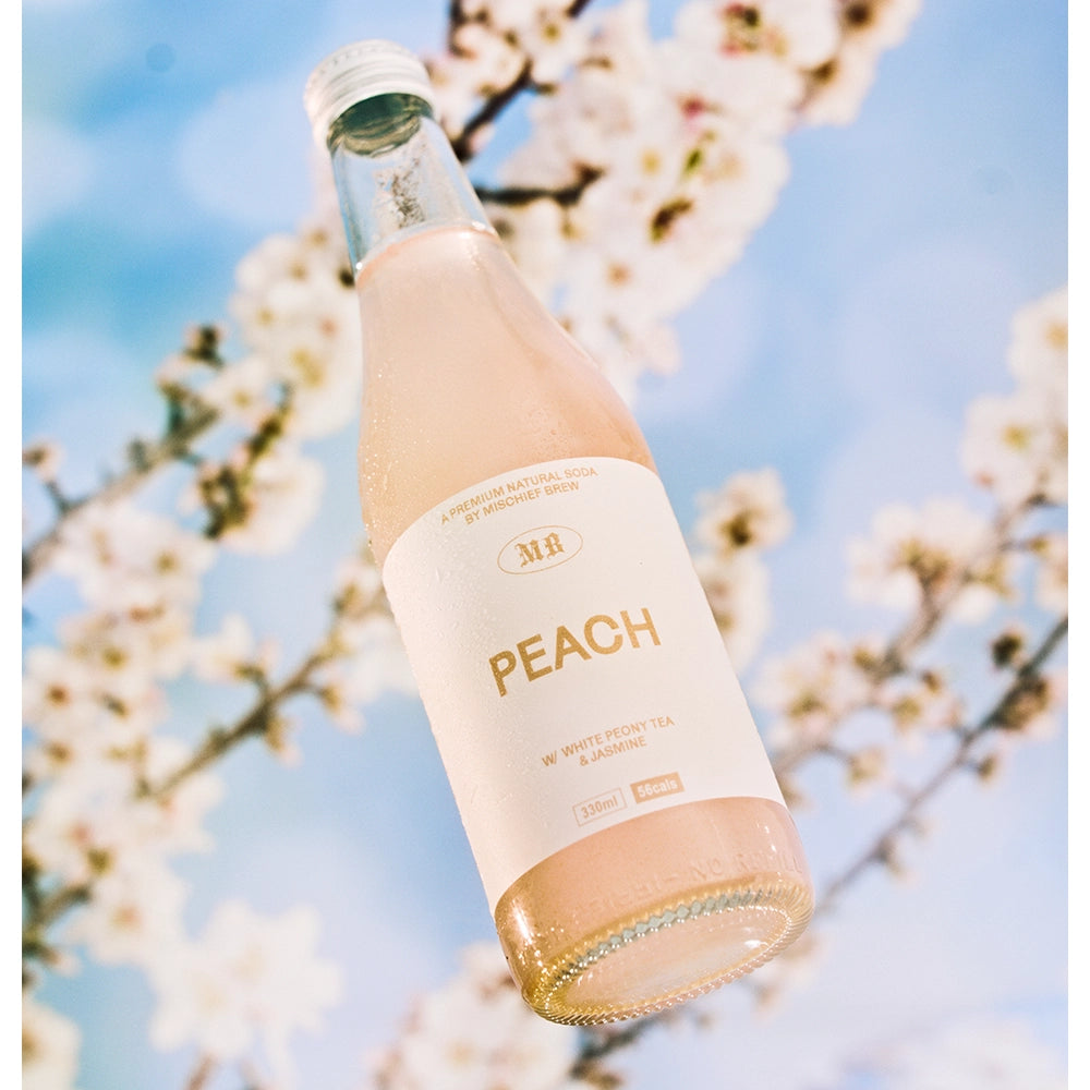 Buy Mischief Brew Peach Bottle 330ml - Sans Drinks