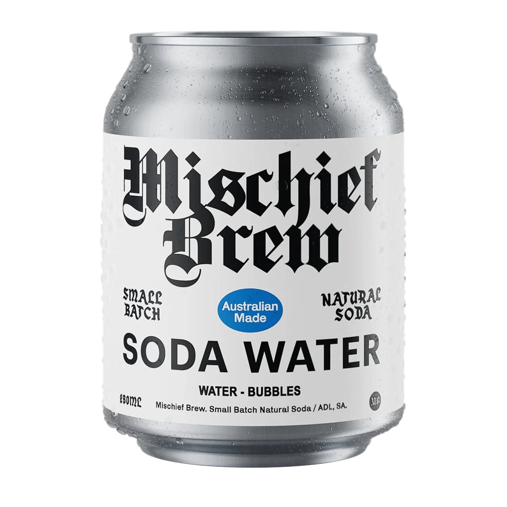 Buy Mischief Brew Soda Water Can 250ml - Sans Drinks