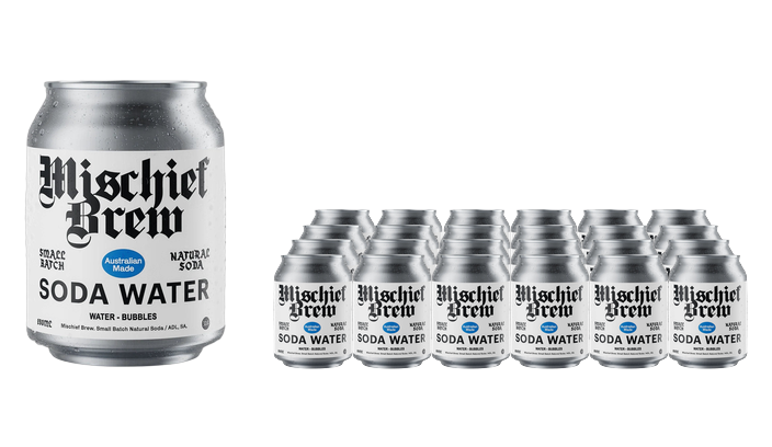 Buy Mischief Brew Soda Water Can 250ml - Sans Drinks