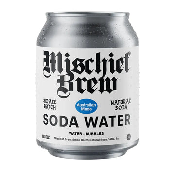 Buy Mischief Brew Soda Water Can 250ml - Sans Drinks Sans Drinks