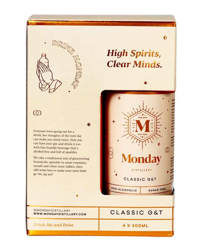 Buy Monday Distillery Classic G&T - Sans Drinks