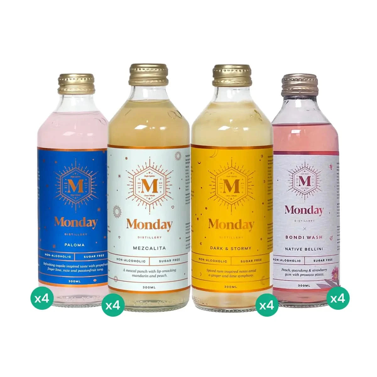 Buy Monday Distillery Deluxe Bundle - 16 Pack - Sans Drinks