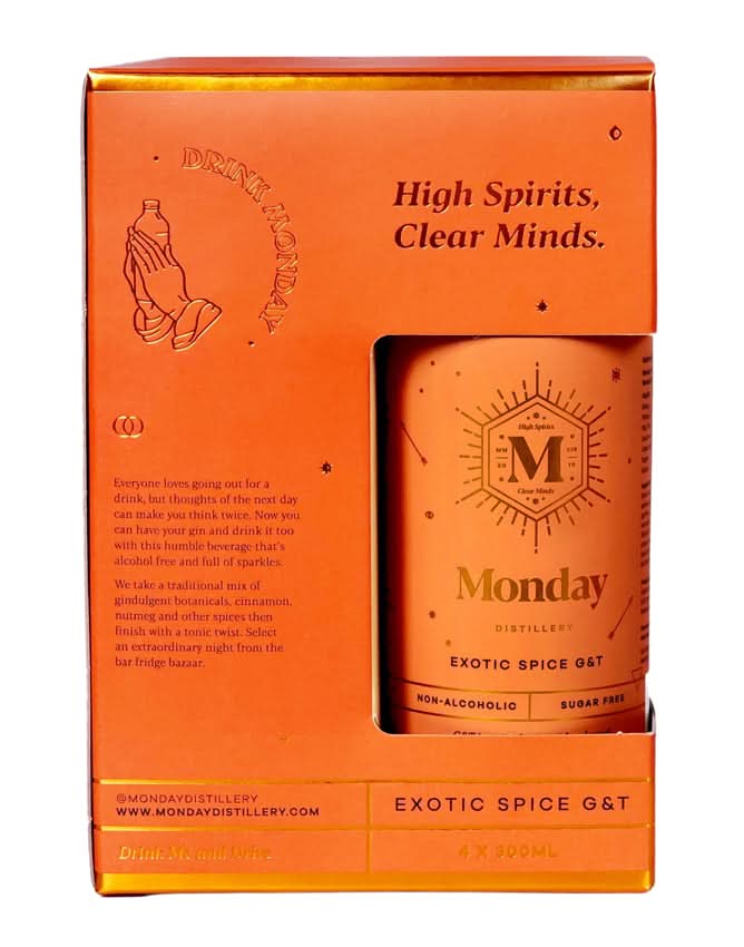 Buy Monday Distillery Exotic Spice G&T - Sans Drinks