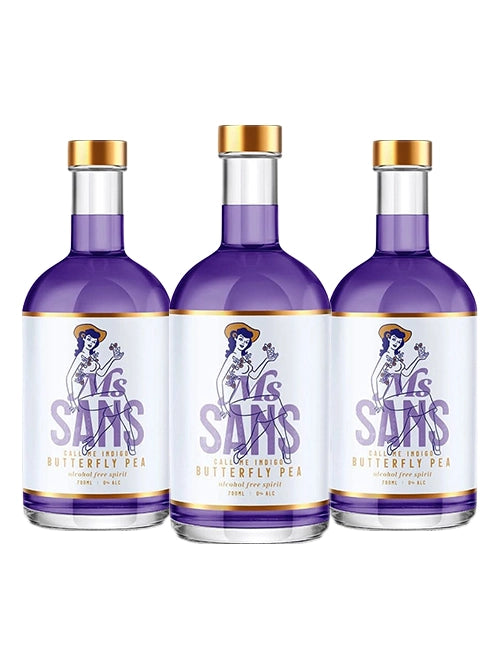 Buy Ms Sans Call Me Indigo Butterfly Pea Gin Substitute - Sans Drinks