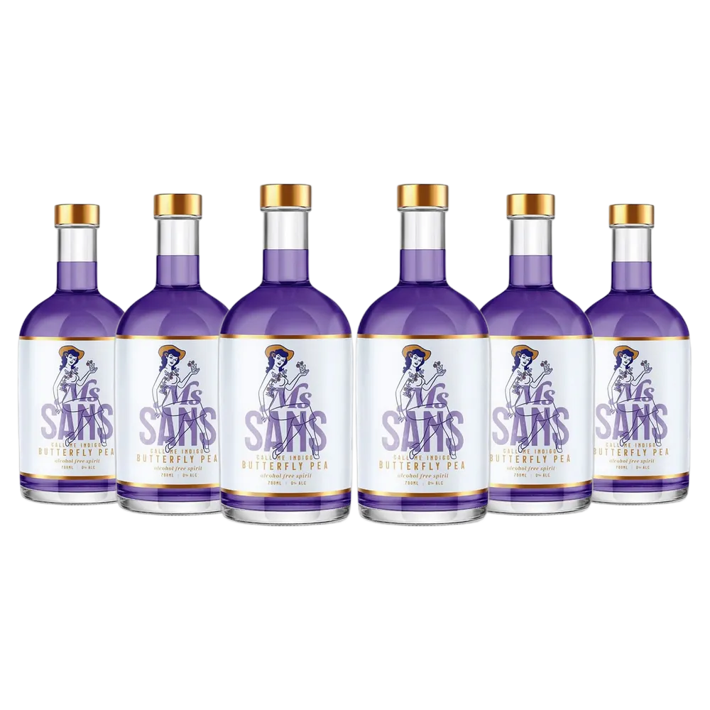 Buy Ms Sans Call Me Indigo Butterfly Pea Gin Substitute - Sans Drinks