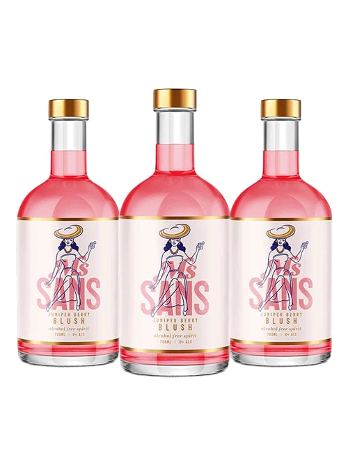 Buy Ms Sans Juniper Berry Blush Pink Gin substitute - Sans Drinks