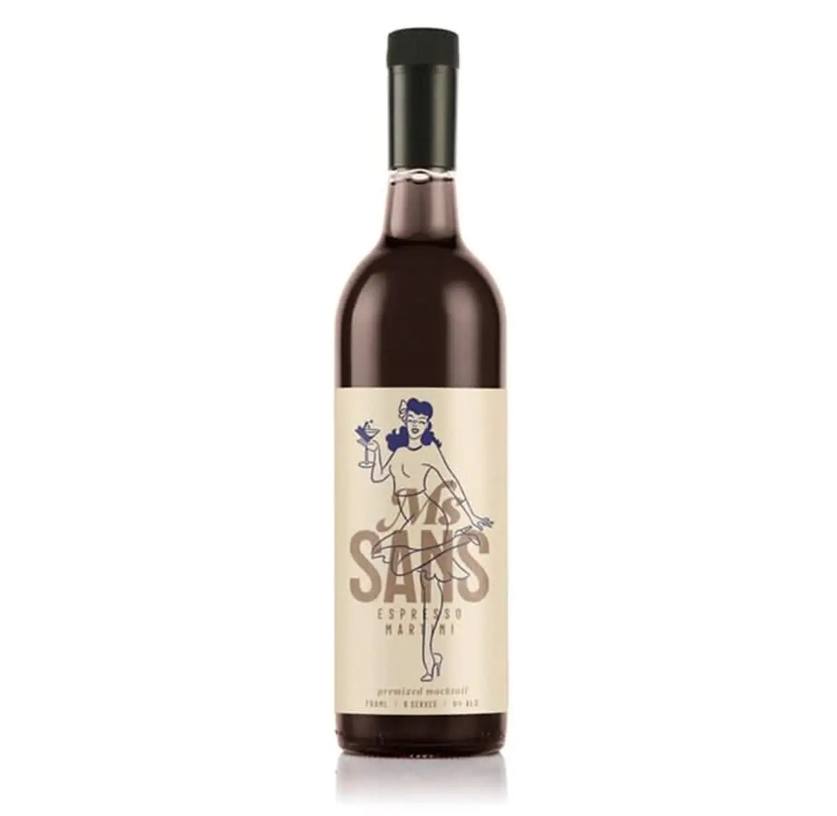 Buy Ms Sans Non-Alcoholic Espresso Martini Premixed - Sans Drinks