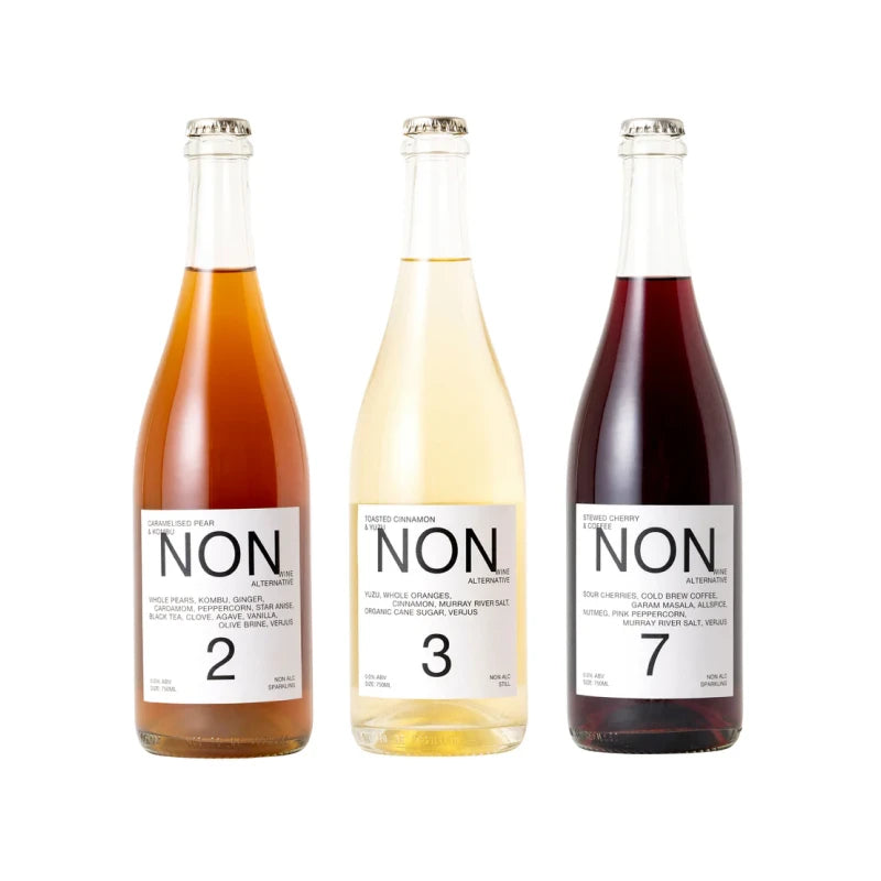 Buy NON Wine Alternatives Bundle + FREE Stopper & Gift Box Included - Sans Drinks