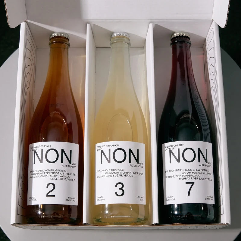 Buy NON Wine Alternatives Bundle + FREE Stopper & Gift Box Included - Sans Drinks