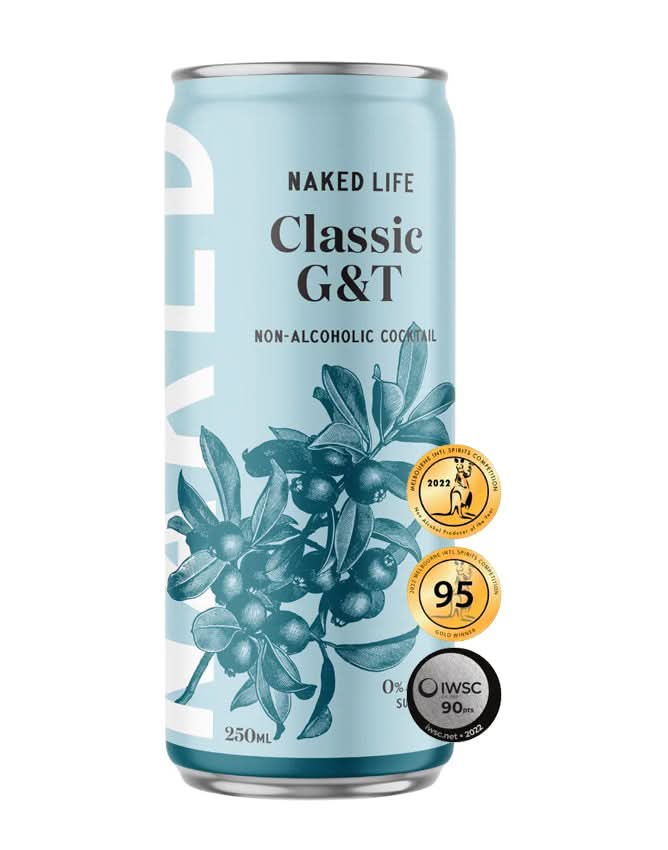 Buy Naked Life Classic G&T Non-Alcoholic Cocktail - Sans Drinks Sans Drinks