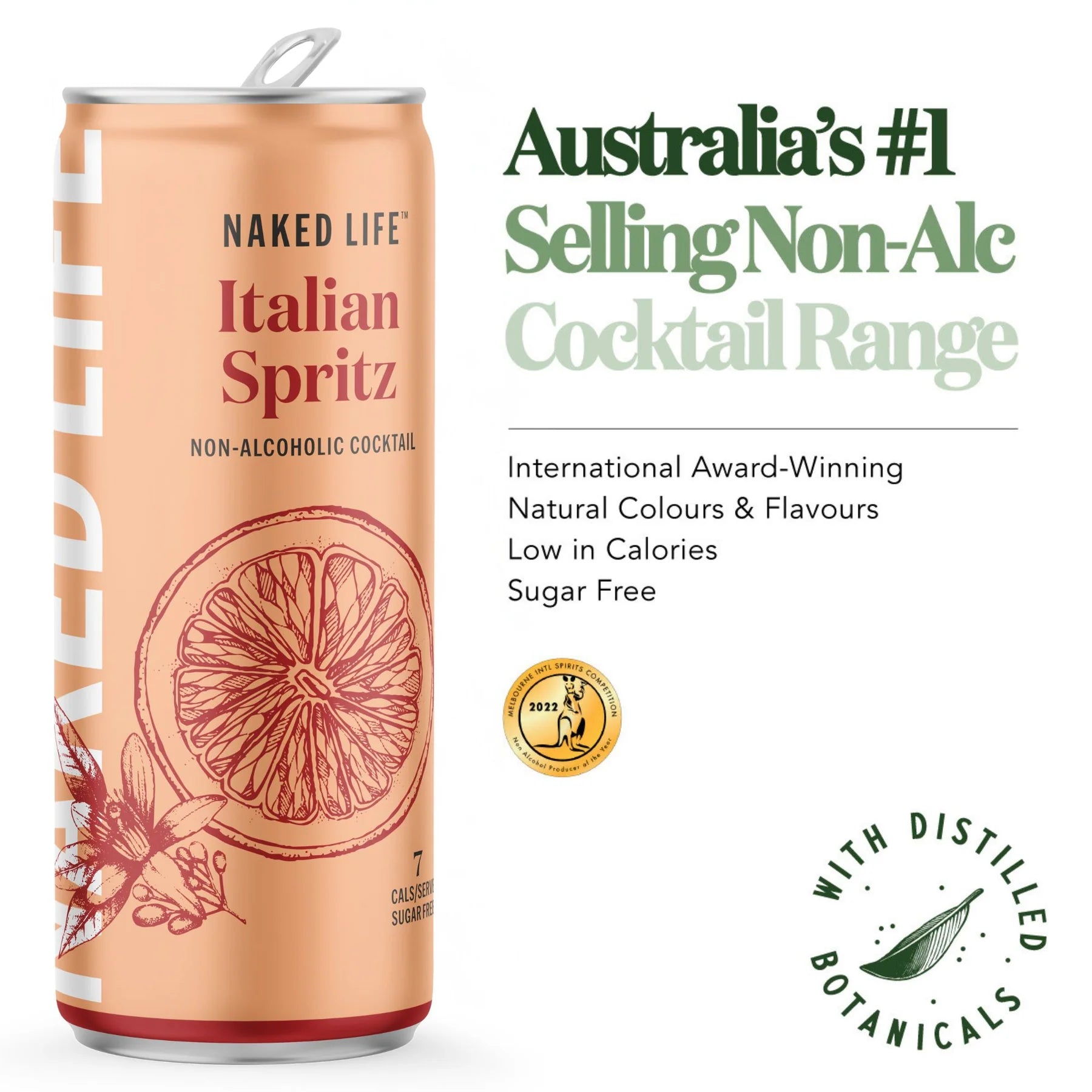 Buy Naked Life Italian Spritz Non-Alcoholic Cocktail - Sans Drinks