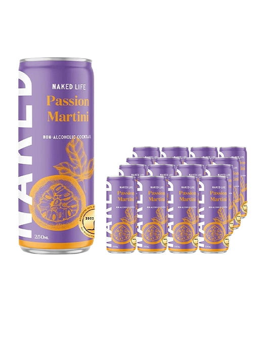 Buy Naked Life Passion Martini Non-alcoholic Cocktail - Sans Drinks