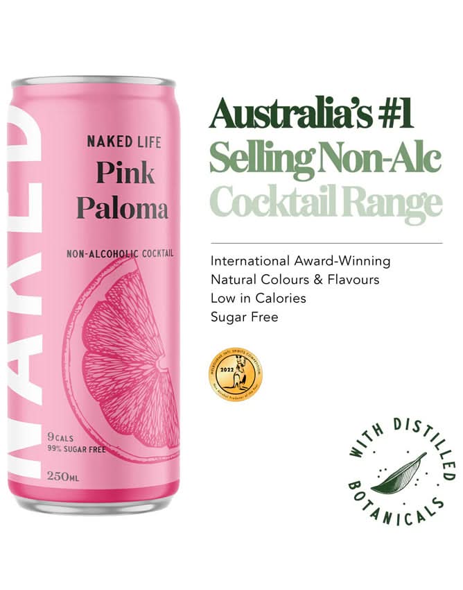 Buy Naked Life Pink Paloma Non-alcoholic Cocktail - Sans Drinks
