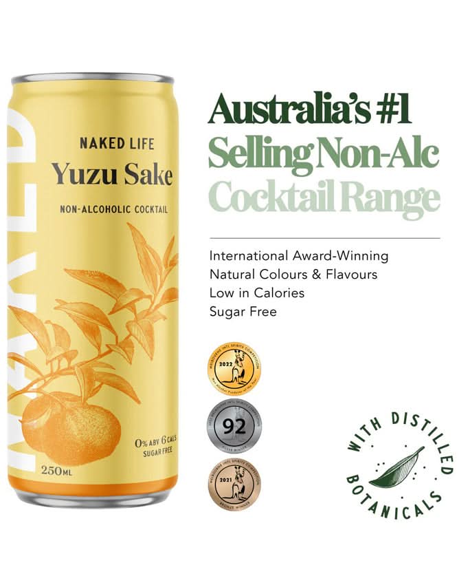 Buy Naked Life Yuzu Sake Non-Alcoholic Cocktail - Sans Drinks
