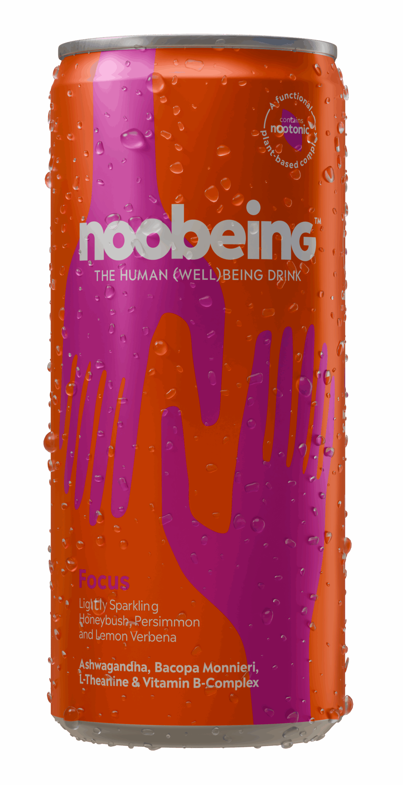 Buy Noobeing Focus Wellbeing Drink 300ml Cans - Sans Drinks