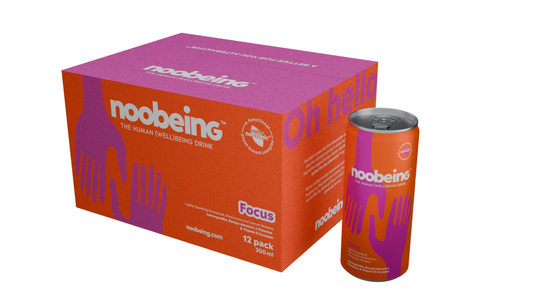 Buy Noobeing Focus Wellbeing Drink 300ml Cans - Sans Drinks