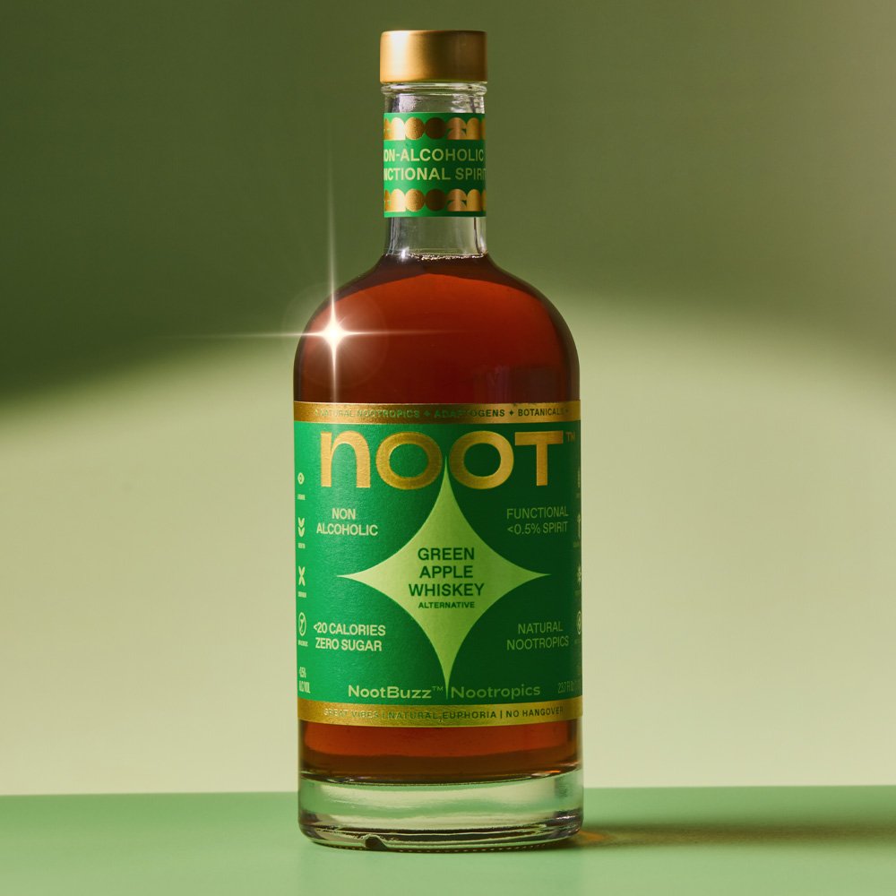 Buy Noot Green Apple Whiskey Functional Spirit 700ml - Sans Drinks