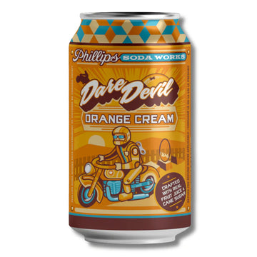 Buy Phillips Soda Works Dare Devil Orange Cream 355ml - Sans Drinks Sans Drinks