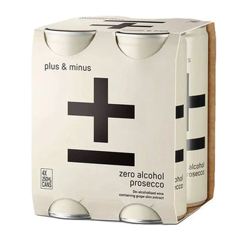 Buy Plus & Minus Prosecco RTD Cans - Sans Drinks Sans Drinks