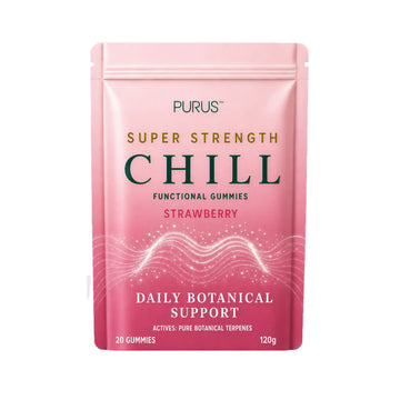 Buy Purus Gummies Chill Strawberry 120g - Sans Drinks Sans Drinks