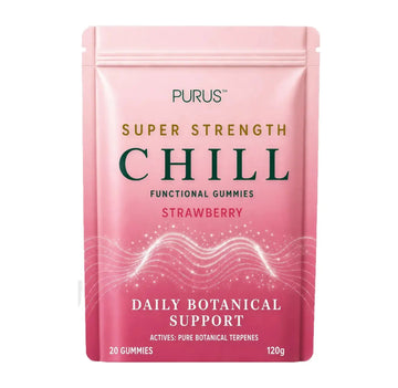 Buy Purus Gummies Chill Strawberry 120g - Sans Drinks Sans Drinks