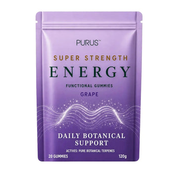Buy Purus Gummies Energy Grape 120g - Sans Drinks Sans Drinks