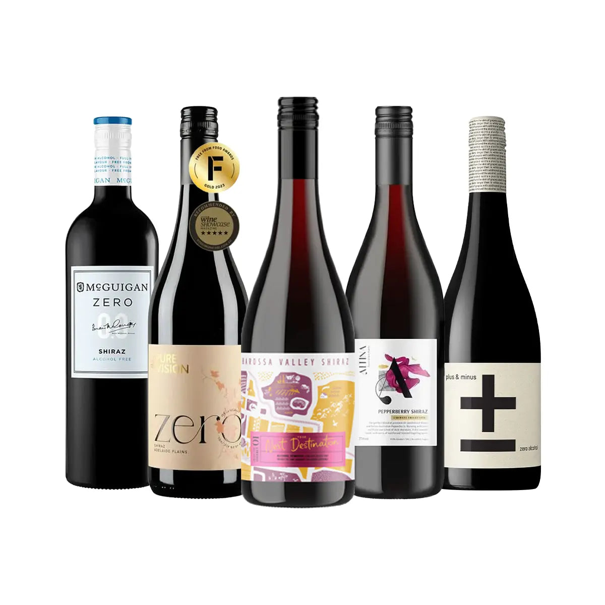 Buy Rich & Refined Alcohol Free Shiraz Mixed - 5 Pack - Sans Drinks