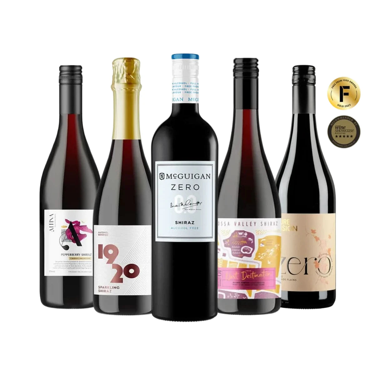 Buy Rich & Refined Alcohol Free Shiraz Mixed - 5 Pack - Sans Drinks