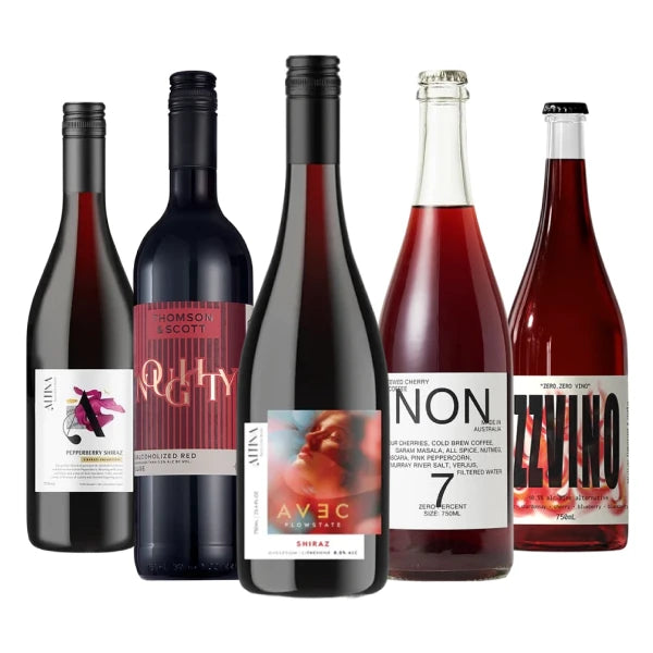 Buy Rich & Refined Alcohol Free Shiraz Mixed - 5 Pack - Sans Drinks