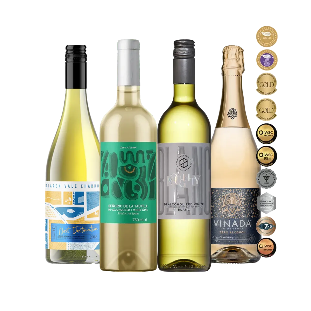 Buy Spring Alc-Free Chardonnay & Blanc Indulgence – 4 Pack - Sans Drinks