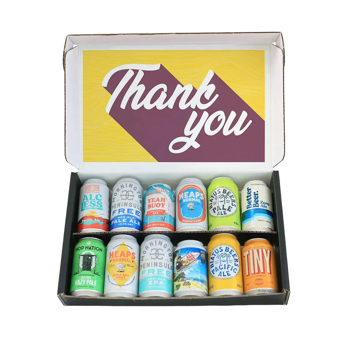Buy Thank You 12 Non-Alcoholic Beer Gift Box - Sans Drinks