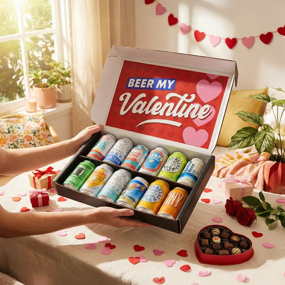 Buy Valentine’s 12 Non-Alcoholic Beer Gift Box - Sans Drinks
