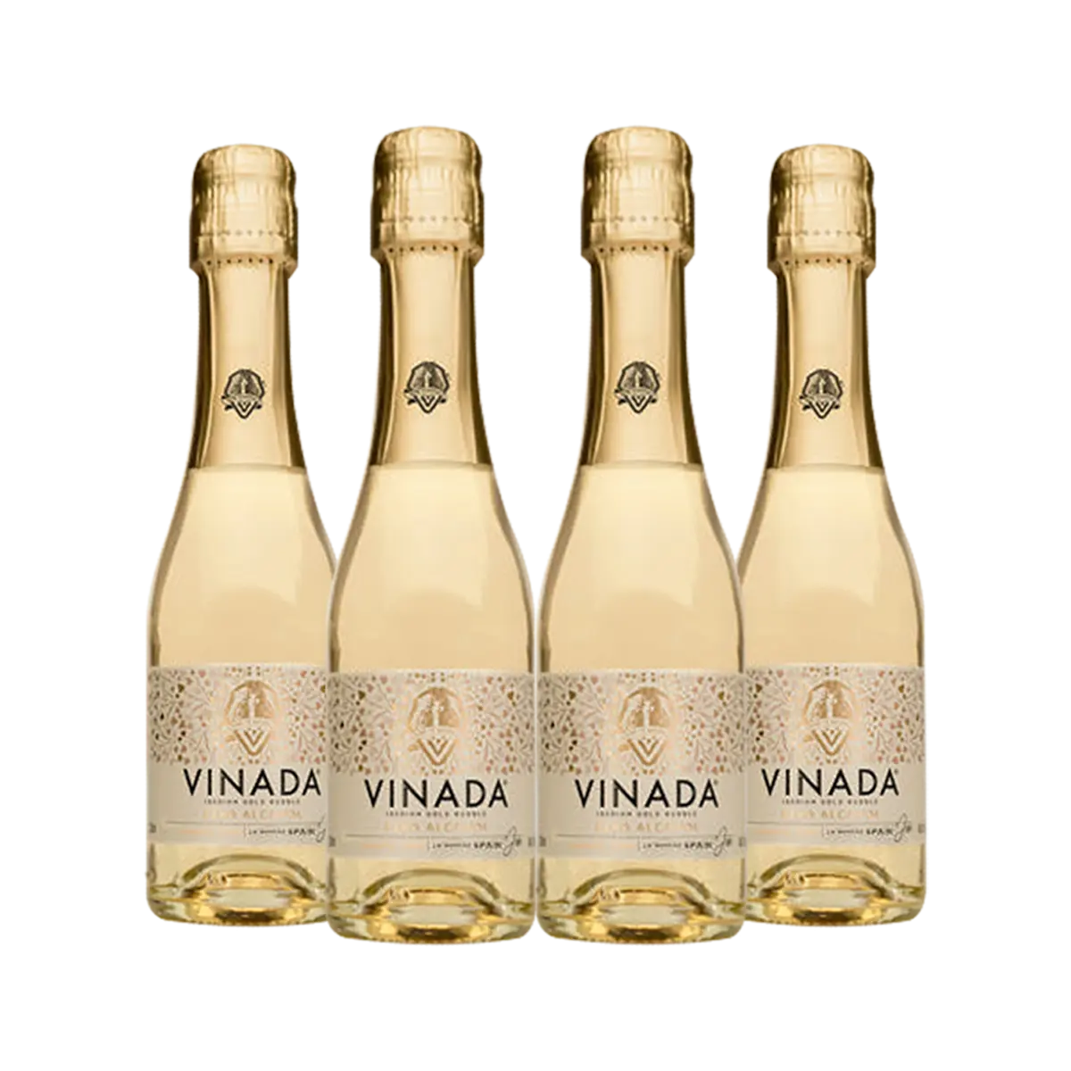 Buy Vinada Sparkling Gold 200ml Piccolo Gift - 4 Bottles - Sans Drinks
