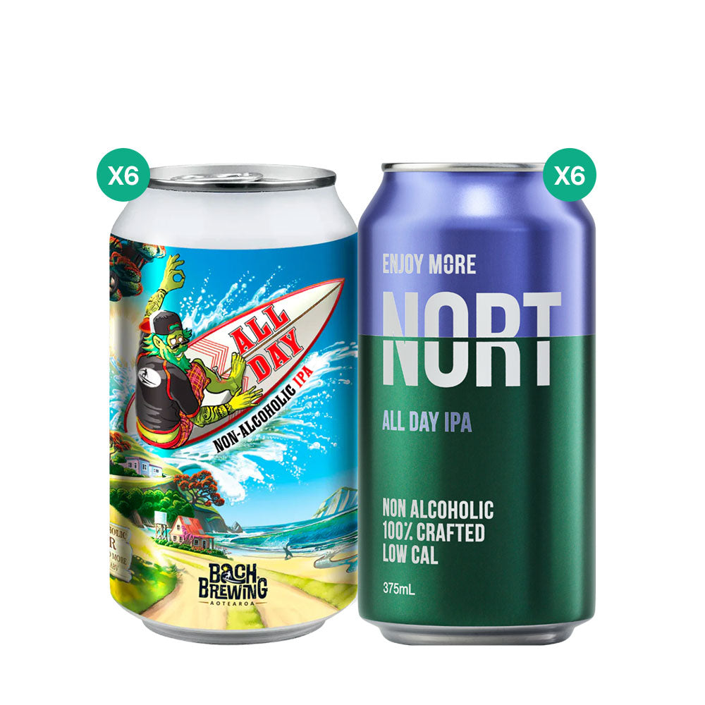 IPA Beer Bundle 12 Pack - Non-Alcoholic Beer -  Sans Drinks  