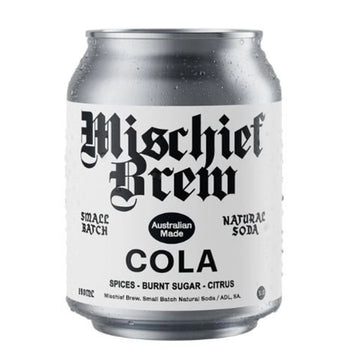 Mischief Tonic Cola Can 250ml Sans Drinks