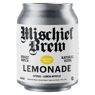 Mischief Tonic Lemonade Can 250ml Sans Drinks